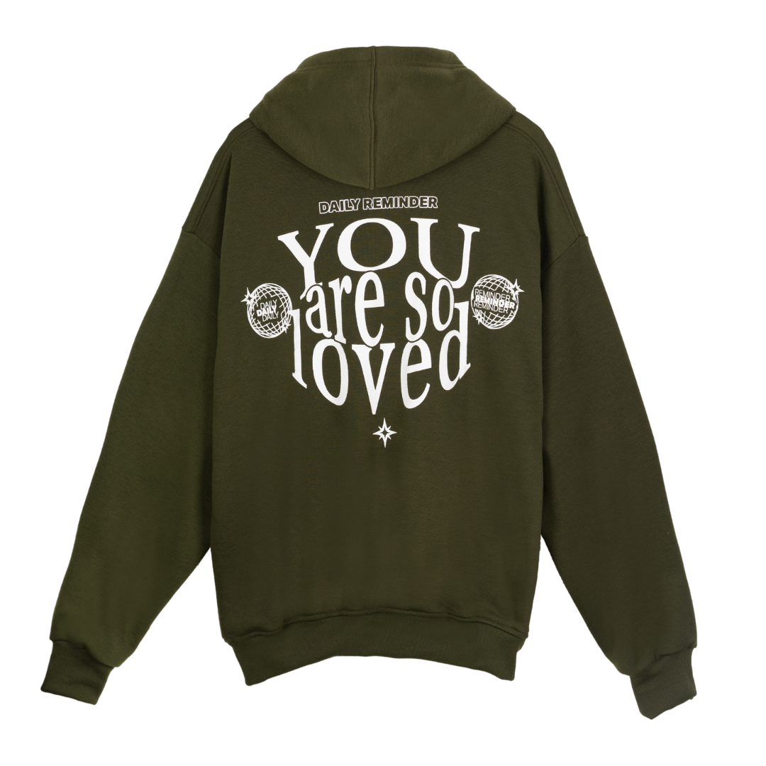 You Are Loved Hoodie (Green)