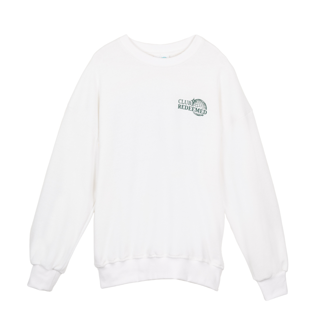 His Canvas Sweater (White)