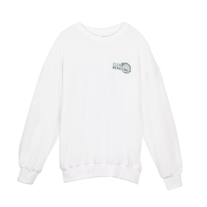 His Canvas Sweater (White)